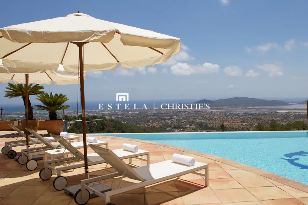 Piscine - Villa with Panoramic Views between Ibiza and San Jose
