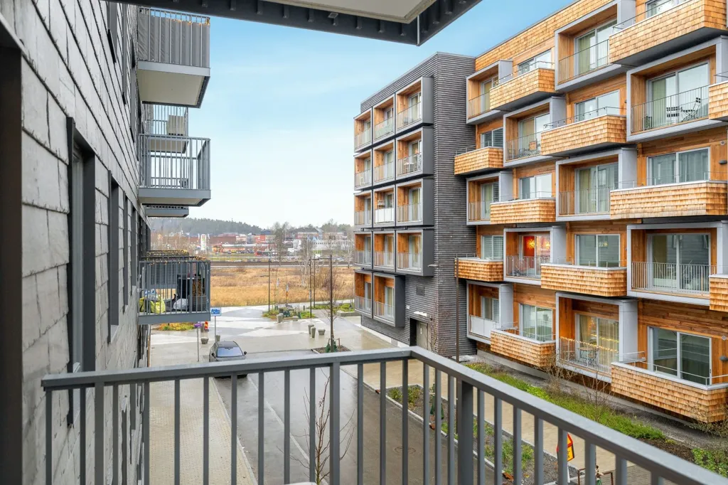 Balcony - Apartment with Balcony in Täby Park