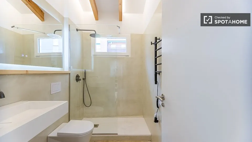 Salles de bain - Furnished Flat with Terrace in Cabanyal-Canyamelar