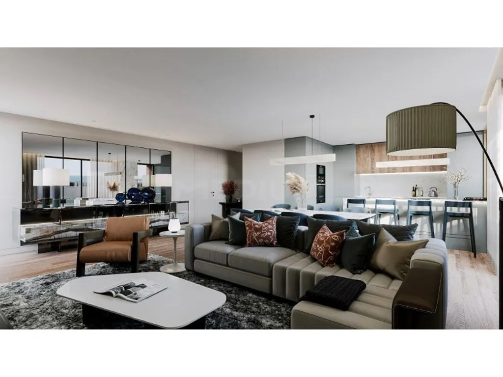 Séjour - Luxury Flat with Open Space Design in Maia