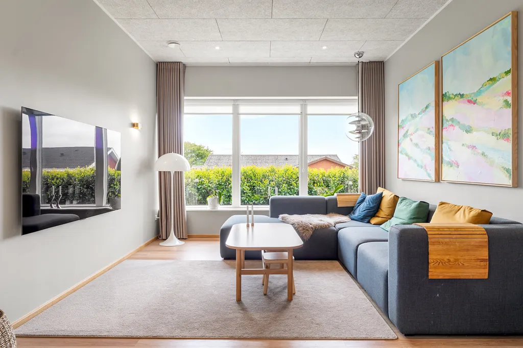 Soggiorno - Architect-Designed Villa with South-Facing Terrace in Thisted