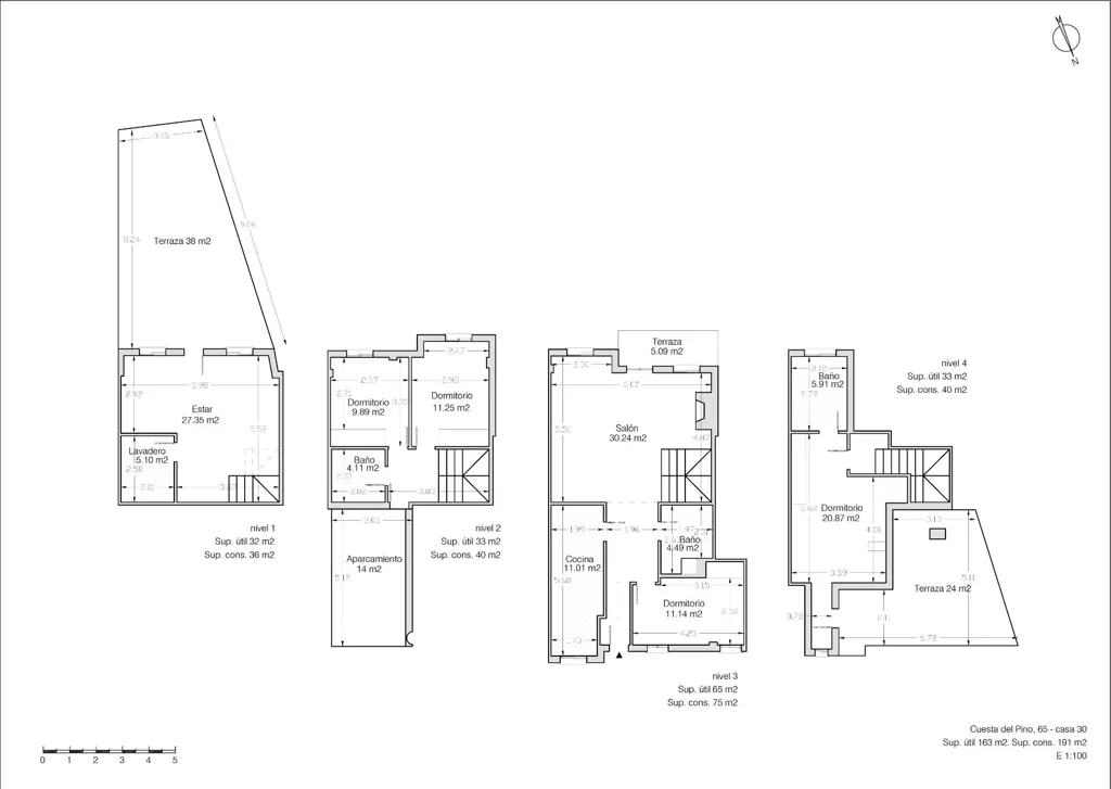 Plan - Townhouse with Terrace in La Bermejana