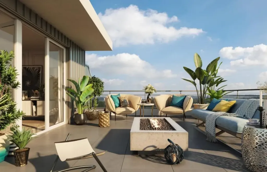 Terrasse - Appartement 5 pièces à Marseille 8ème
