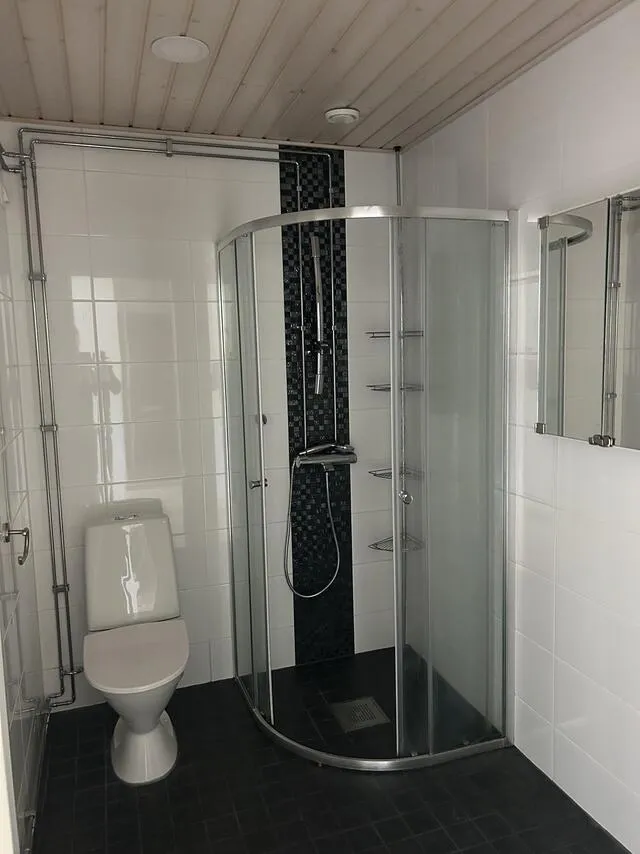 Salles de bain - Apartment with Balcony in Laajankangas, Kajaani