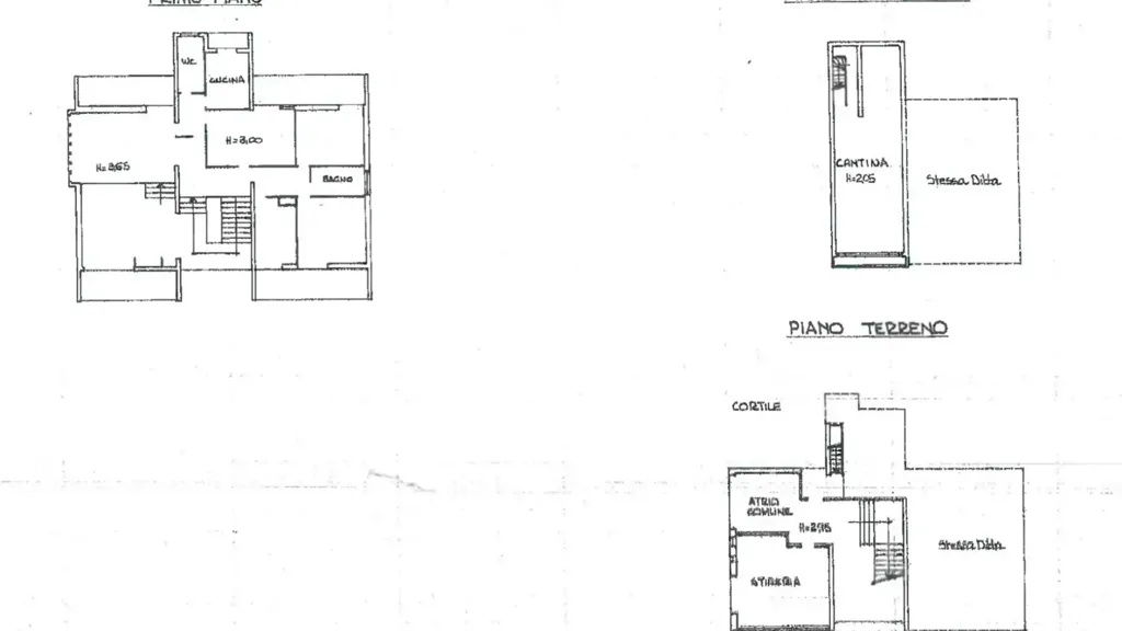 Plaan - Restoration Villa with Garden in Romentino