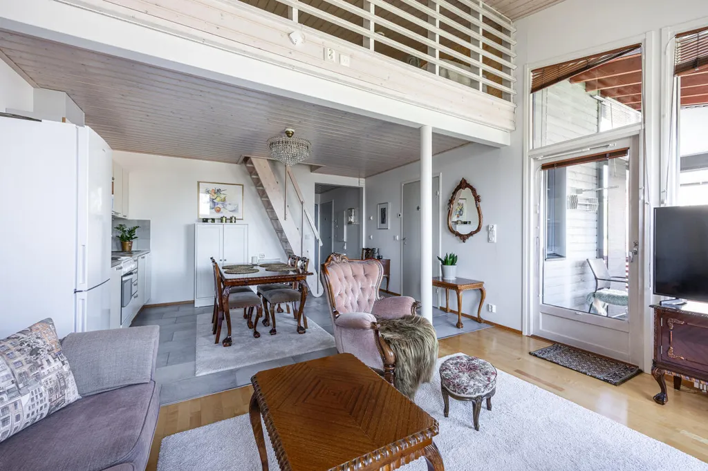 Séjour - Two-Bedroom Cottage with Sauna in Sastamala