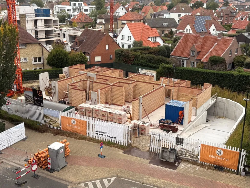 Vista aerea - New Apartment with Terraces in Koksijde Centre