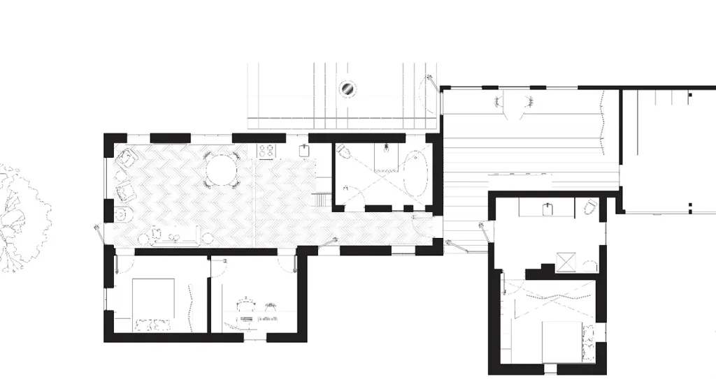 Planimetria - Modern House with Garden in Vemmelev