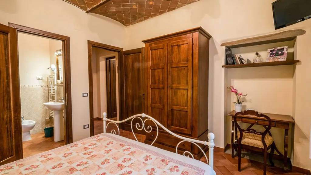 Camere da letto - Historic Hamlet with Pool in Anghiari