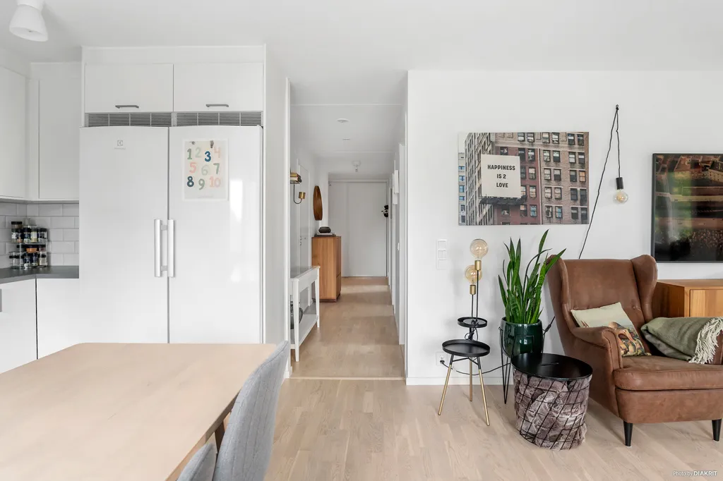 Elutuba - Well-Planned Apartment with Open Plan in Hököpinge