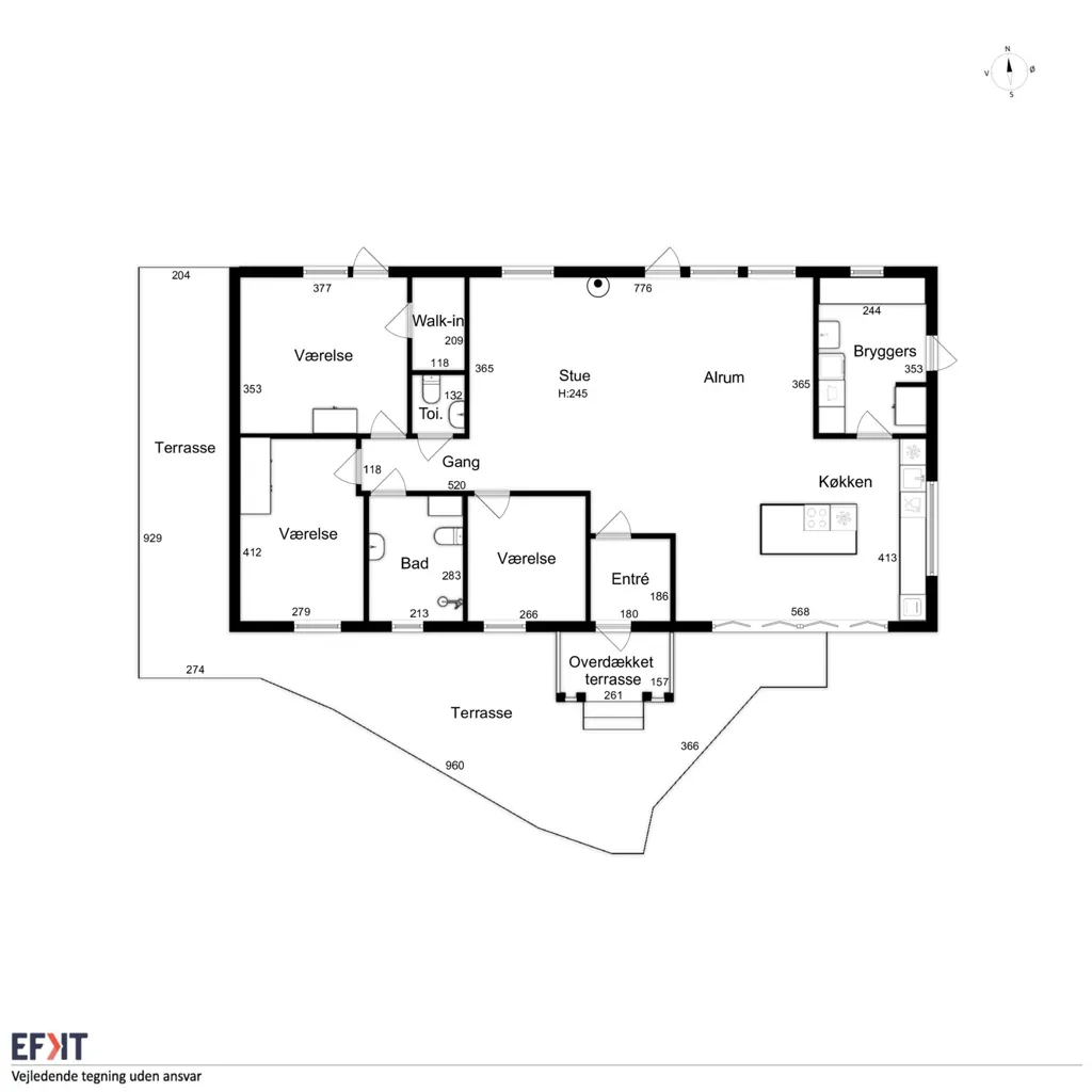Maison 4 pièces à Gistrup