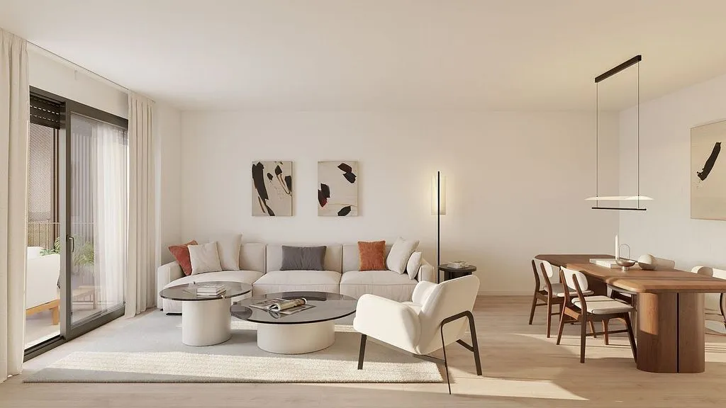 Séjour - New Flat with Pool in Sant Cugat del Vallès