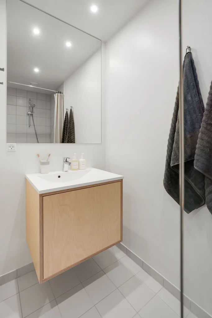 Salles de bain - 2-Bedroom Apartment with Terrace in Aalborg