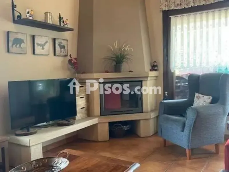 Living Room - Chalet with Picos de Europa Views in Arriondas