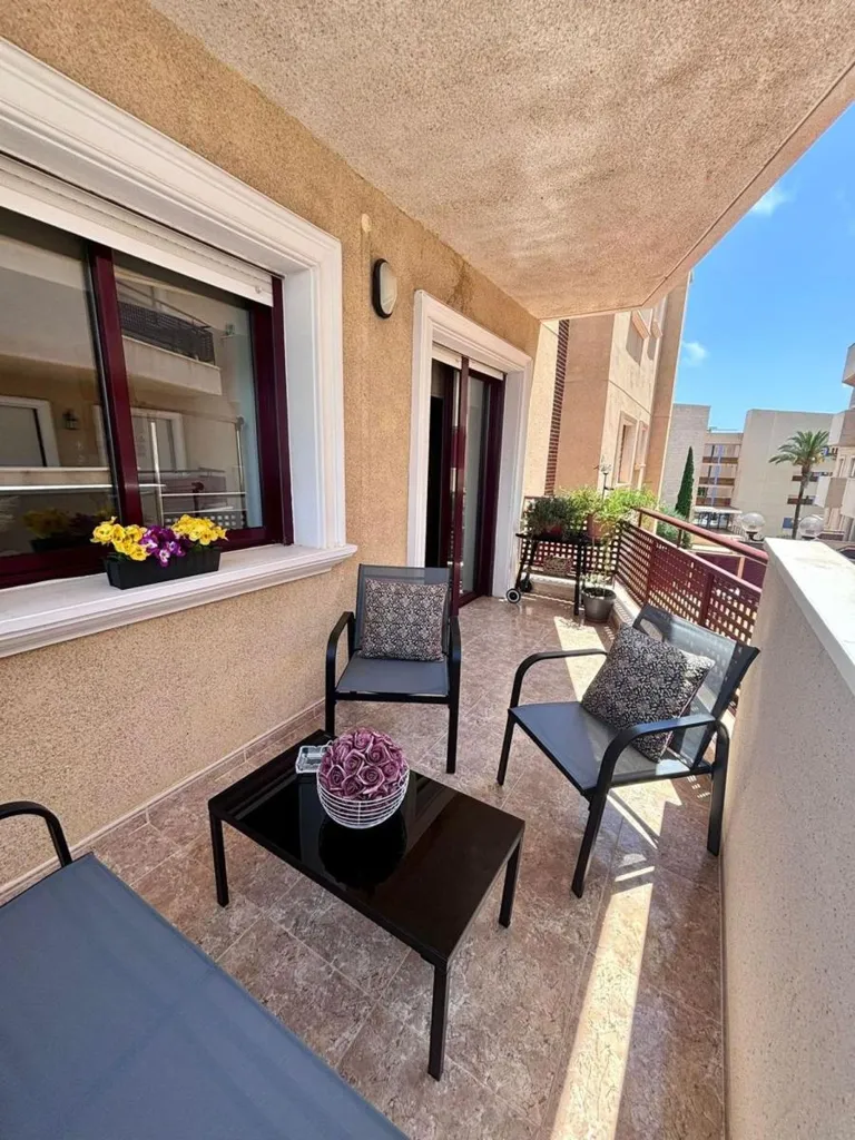 Balcony - 2-Bedroom Apartment with Terrace in Cabo Roig