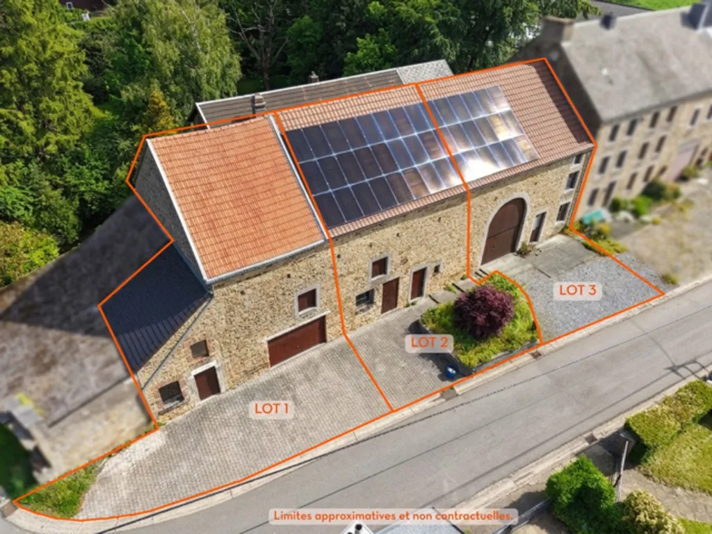 Vue aérienne - Maison de Ferme avec Potentiel à Fontin, Esneux