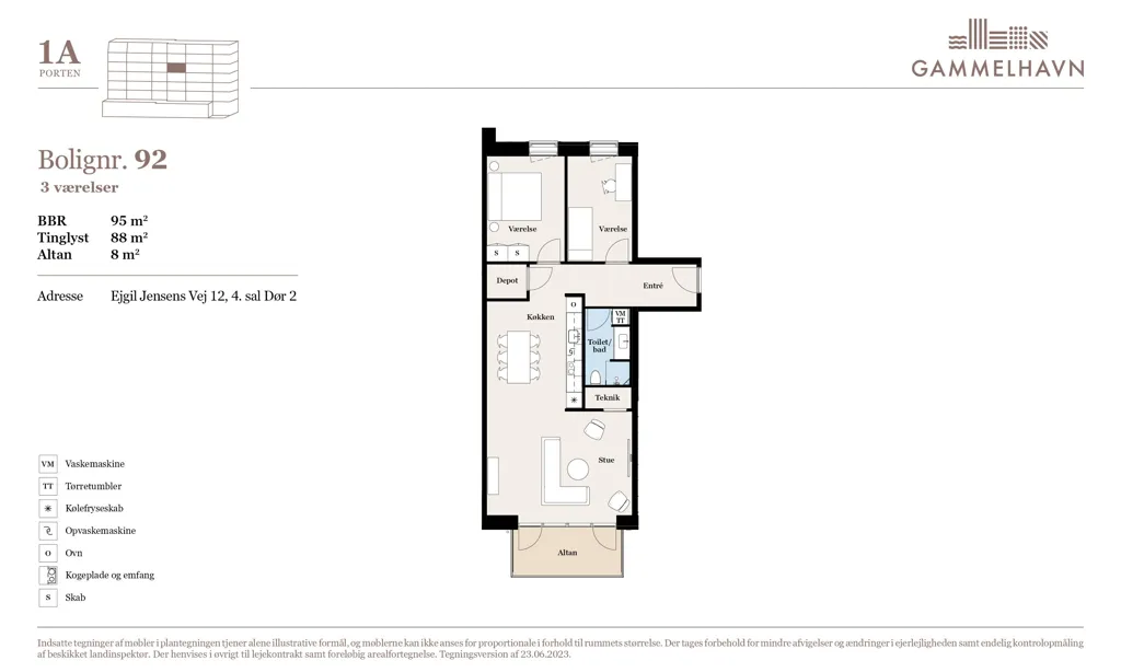 Plaan - 3-Bedroom Apartment with Sunny Balcony