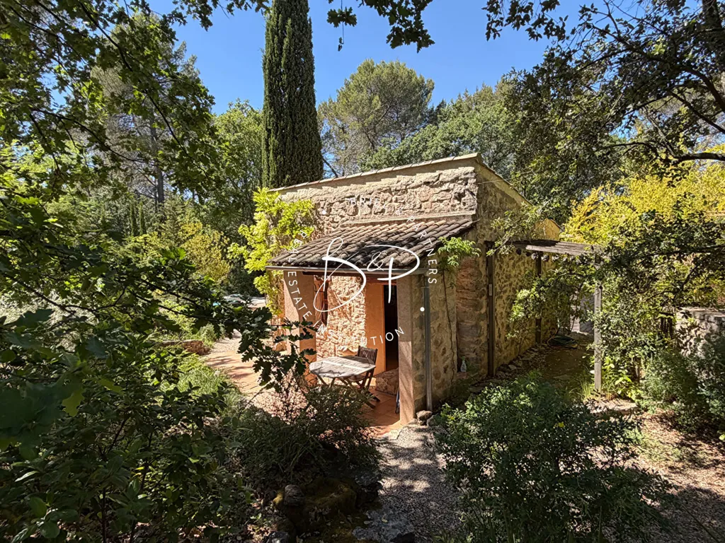 Jardin - Maison en Pierre avec Piscine à Lorgues