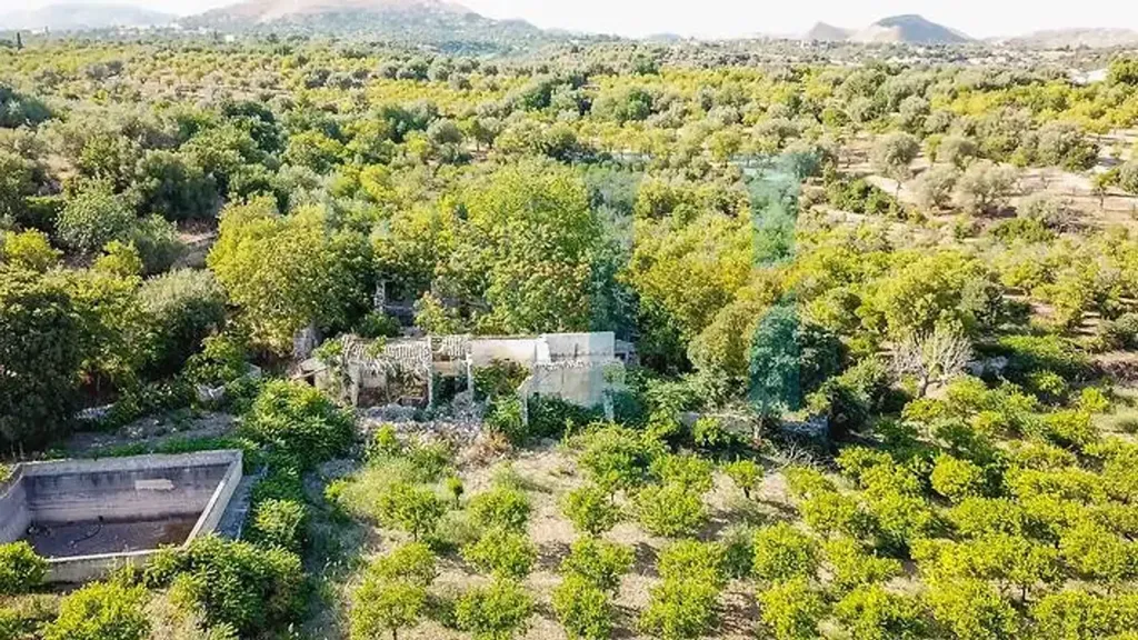 Vue aérienne - Historic Property with Olive Grove in Noto