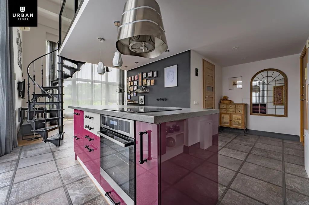 Cuisine - Modern Apartment with View in Vilnius