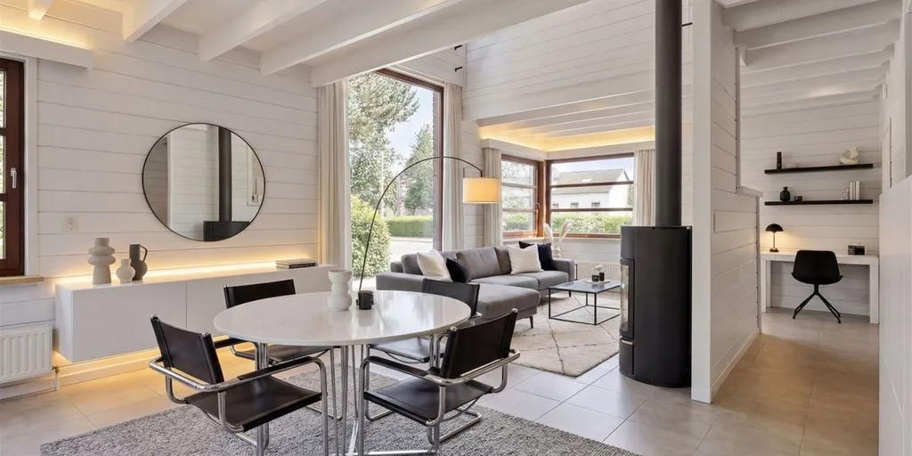 Sala da pranzo - Charming House with Siervijver in Wijchmaal