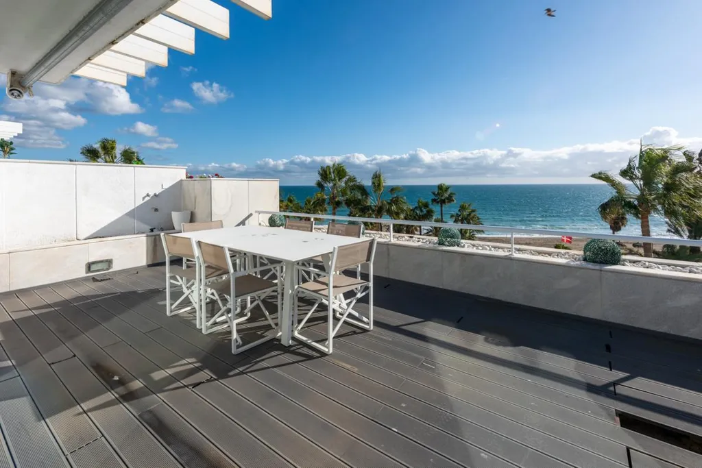 Terrasse - Duplex Penthouse with Sea Views in Puerto Banús