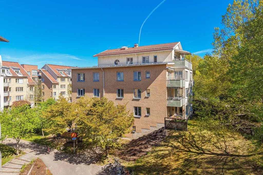 Vue aérienne - Modern Flat with Garden in Frösunda