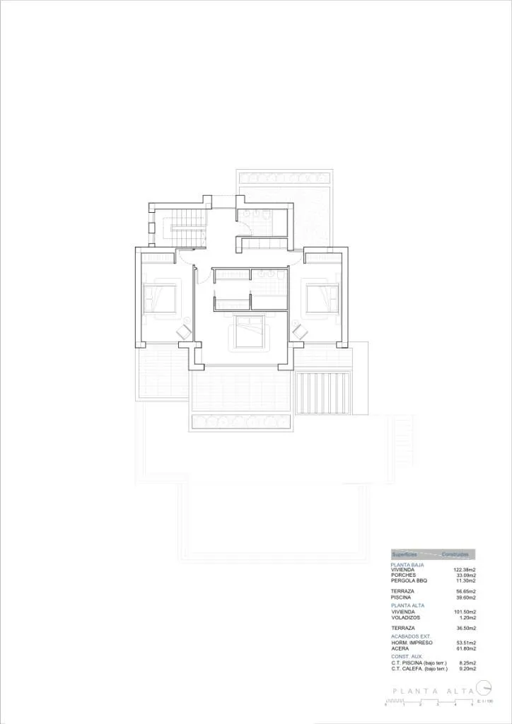 Plan - Ibiza-Style Villa with Sea View in Benissa