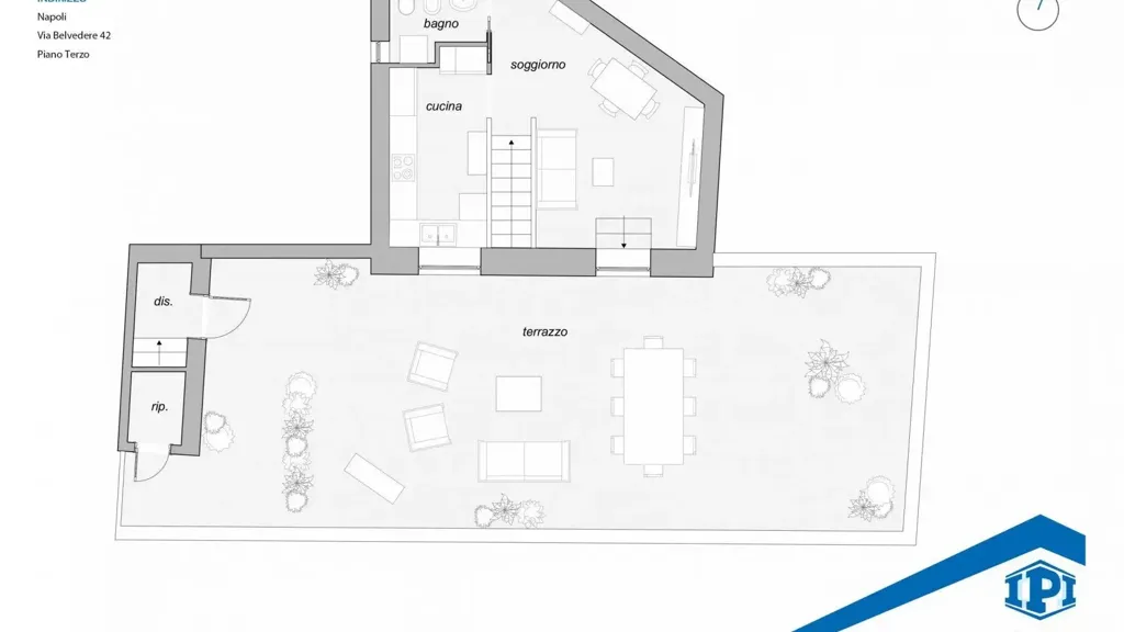 Plaan - Luxury Flat with Terrazzo in Vomero, Naples