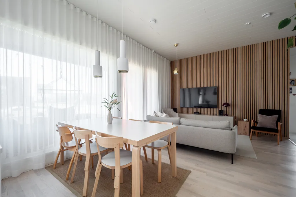 Söögituba - Modern Flat with Terrace in Hiukkavaara, Oulu