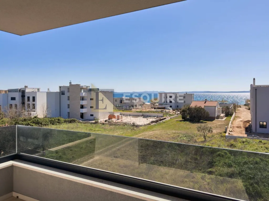 Balcon - Penthouse with Sea View in Privlaka
