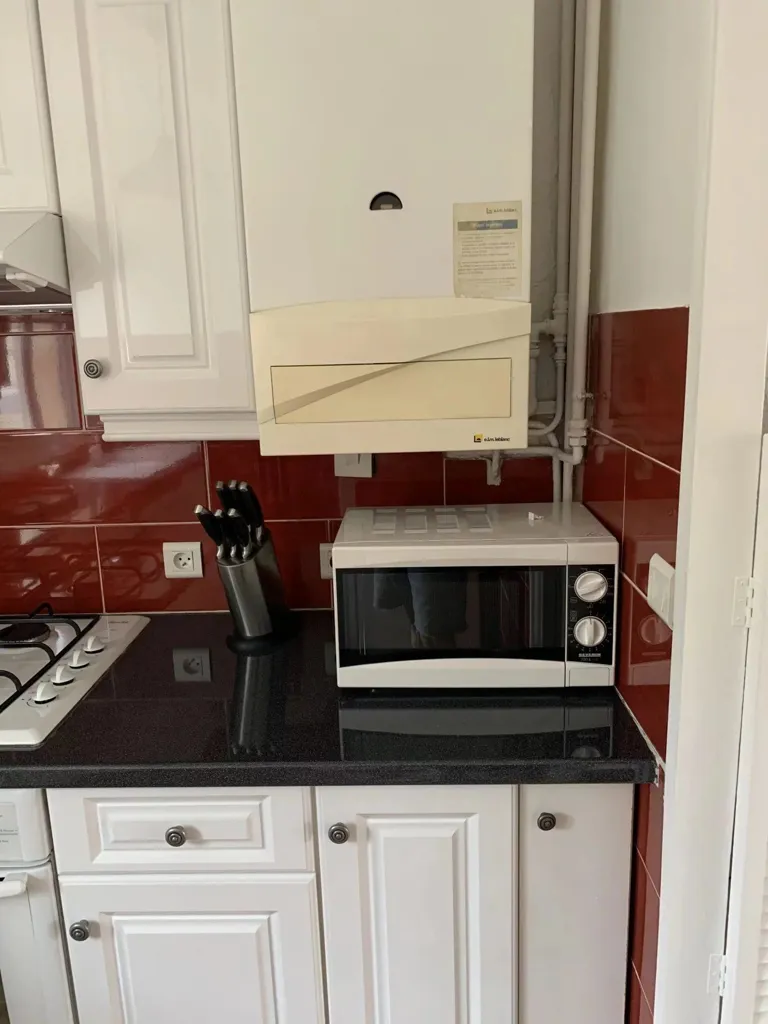 Köök - Furnished Apartment with Balcony in Marseille