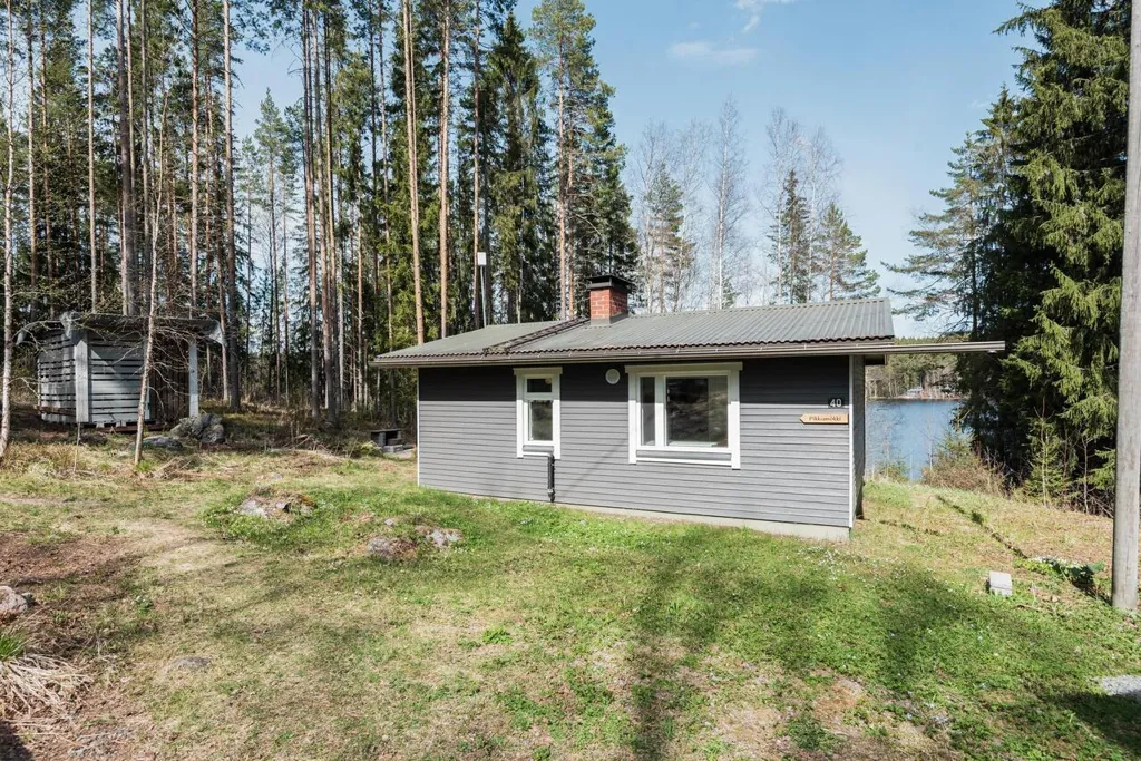 Extérieur - Cottage with Sauna and Lake View in Teisko