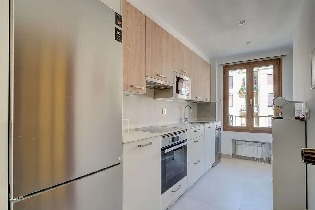 Köök - Furnished Flat with Balcony in Donostia