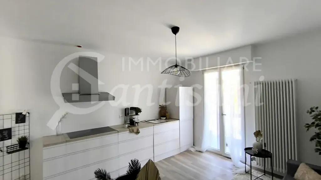 Living Room - Rearranged Apartment with Balcony in Florence
