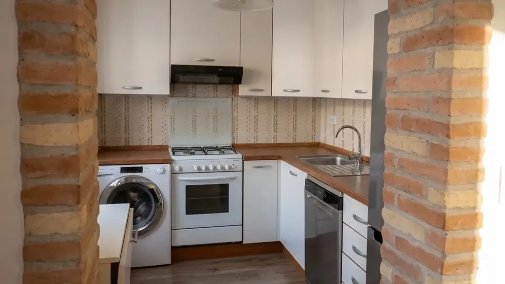 Köök - Ground Floor Apartment with Garage in Corbola