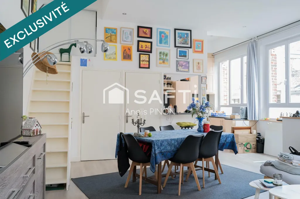 Salle à manger - Appartement Atypique Rénové au Faubourg d'Isle