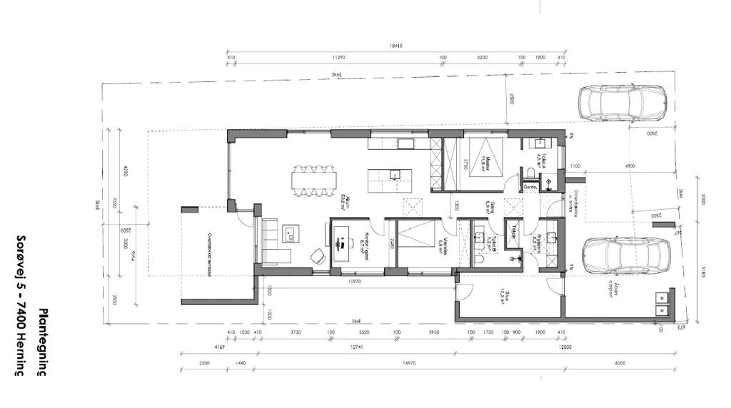 Plan - Villa with Potential for Renovation in Herning