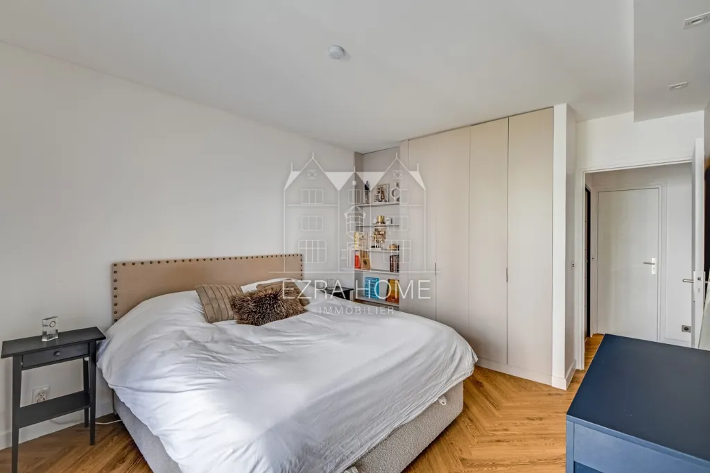 Camere da letto - Apartment with Park View in Levallois-Perret