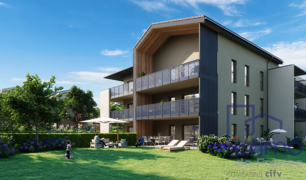 Jardin - Appartement avec Terrasse dans Résidence Verte