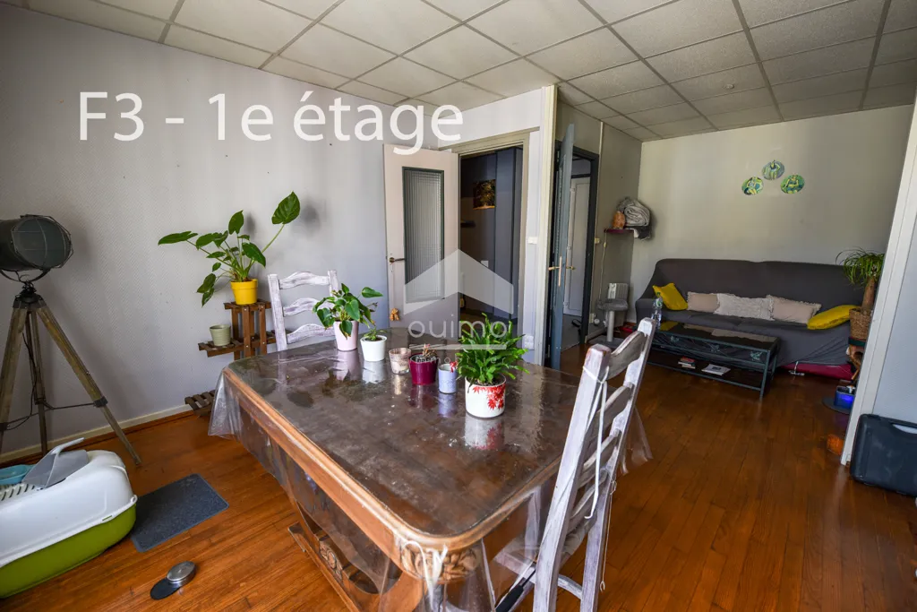 Salle à manger - Immeuble Locatif avec Terrasses à Labégude