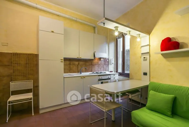 Kitchen - Furnished Flat with Balcony in Bergamo's Città Alta