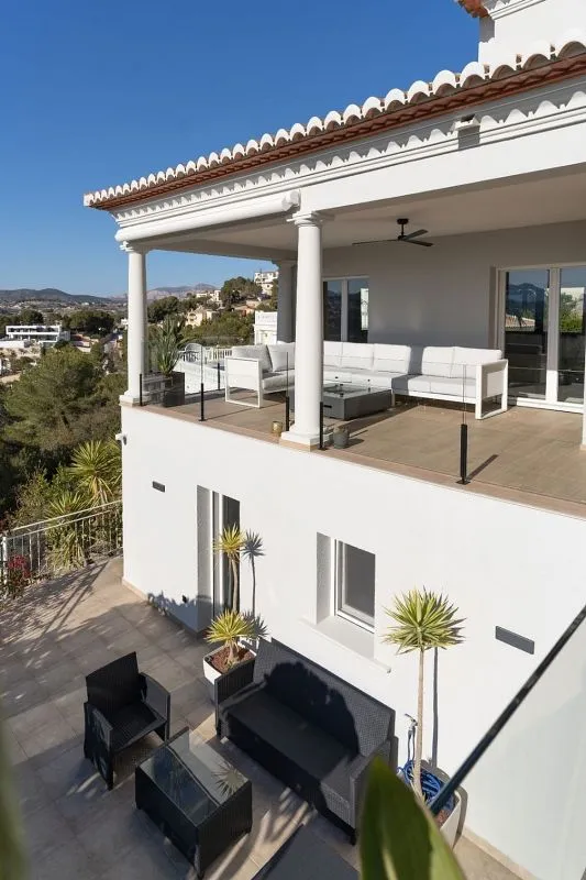 Terrass - Mediterranean Villa with Sea Views in Moraira