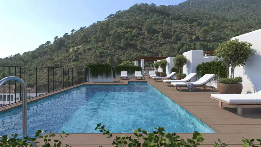 Bassein - 2-Bedroom Apartment with Rooftop Pool in Benahavís