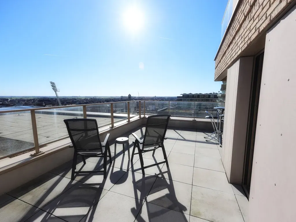 Balcony - Apartment with 25 m² Terrace in Ostend