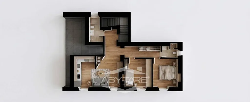 Plan - Historic Apartment with Mole View in Turin