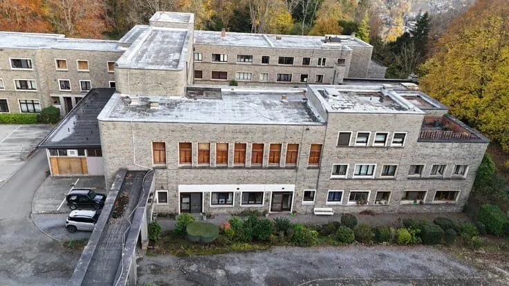 Vue aérienne - Maison au Calme à Profondeville