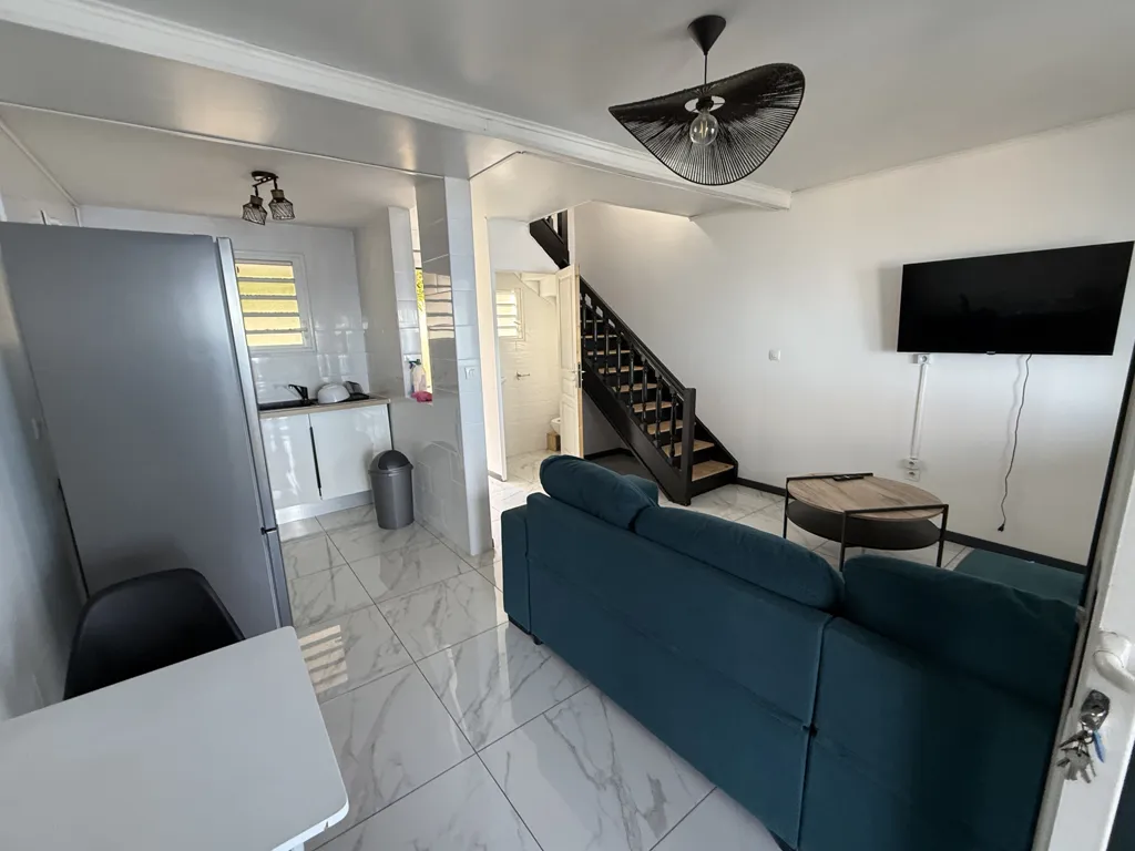 Séjour - Appartement avec Vue Mer à La Chaloupe