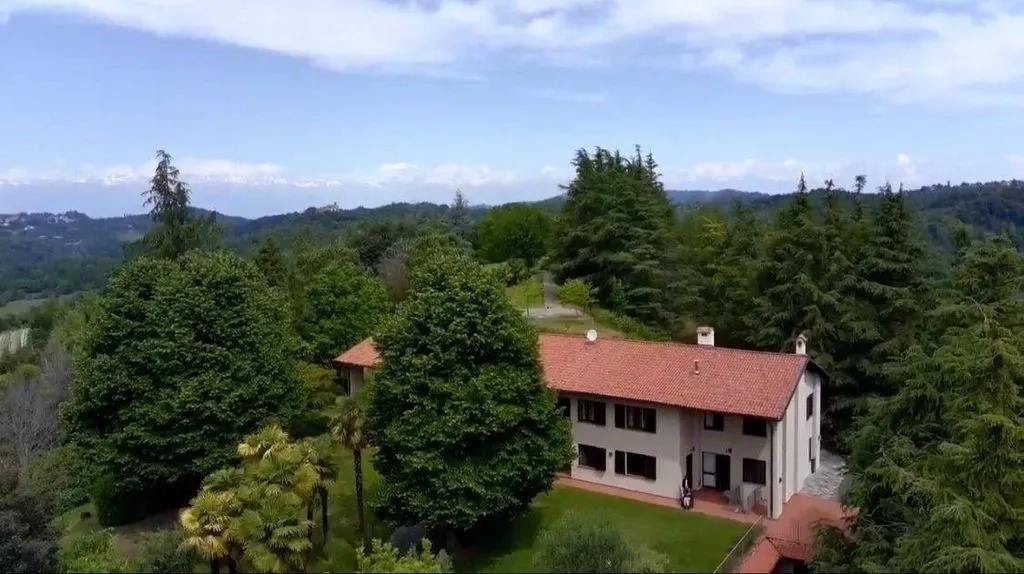 Vue aérienne - Luxury Villa with Panoramic Views in Moncucco Torinese