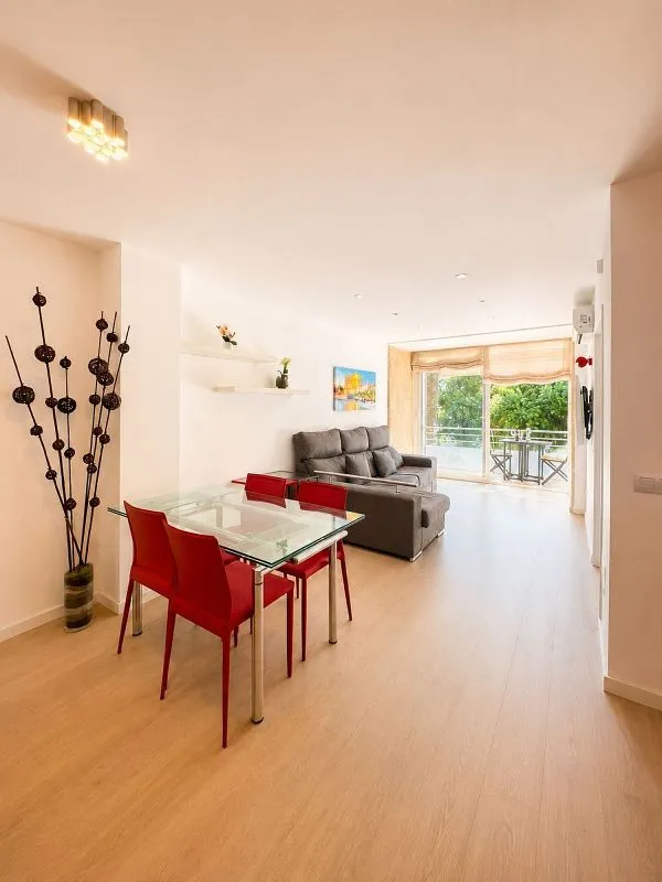 Dining Room - 1-Bedroom Flat with Balcony in Palma